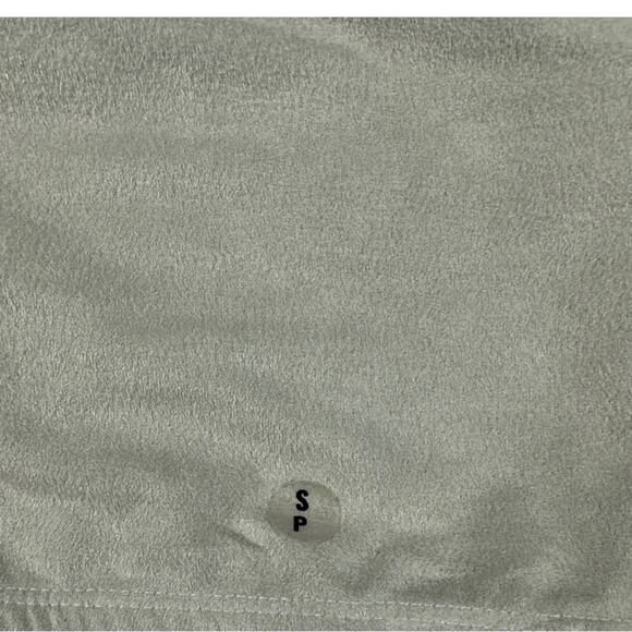 Aerie faux suede bandeau bralette top gray size small - Picture 4 of 5